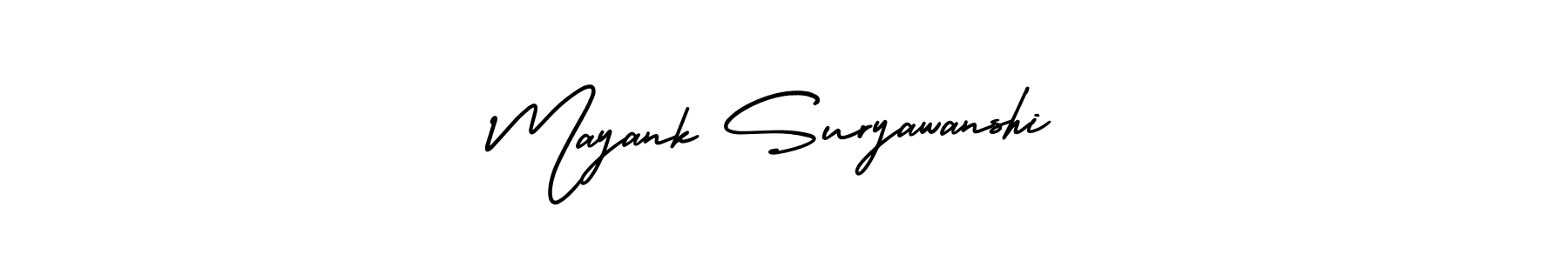 AmerikaSignatureDemo-Regular is a professional signature style that is perfect for those who want to add a touch of class to their signature. It is also a great choice for those who want to make their signature more unique. Get Mayank Suryawanshi name to fancy signature for free. Mayank Suryawanshi signature style 3 images and pictures png