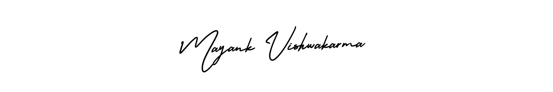 How to make Mayank Vishwakarma signature? AmerikaSignatureDemo-Regular is a professional autograph style. Create handwritten signature for Mayank Vishwakarma name. Mayank Vishwakarma signature style 3 images and pictures png
