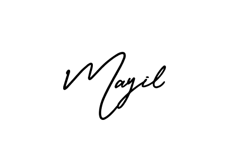 Create a beautiful signature design for name Mayil. With this signature (AmerikaSignatureDemo-Regular) fonts, you can make a handwritten signature for free. Mayil signature style 3 images and pictures png