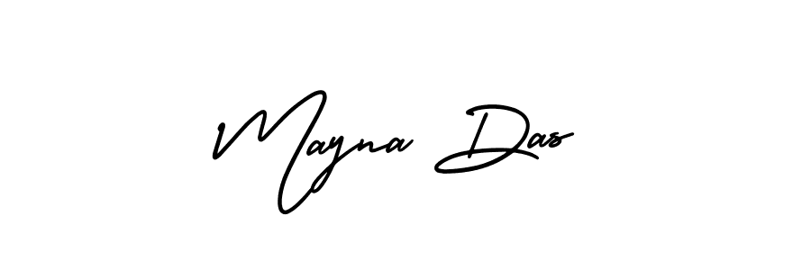 Make a beautiful signature design for name Mayna Das. Use this online signature maker to create a handwritten signature for free. Mayna Das signature style 3 images and pictures png