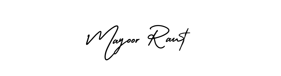 Also we have Mayoor Raut name is the best signature style. Create professional handwritten signature collection using AmerikaSignatureDemo-Regular autograph style. Mayoor Raut signature style 3 images and pictures png
