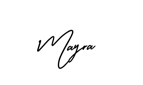 Create a beautiful signature design for name Mayra. With this signature (AmerikaSignatureDemo-Regular) fonts, you can make a handwritten signature for free. Mayra signature style 3 images and pictures png