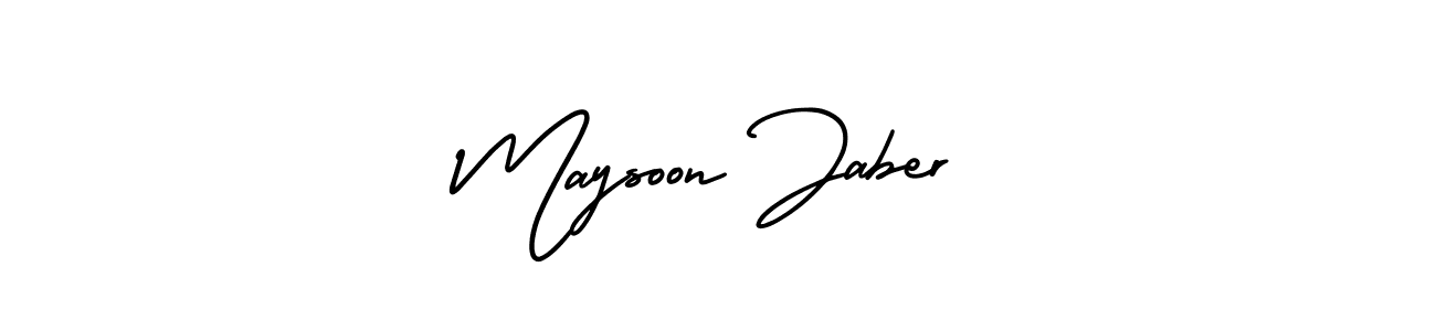 Make a short Maysoon Jaber signature style. Manage your documents anywhere anytime using AmerikaSignatureDemo-Regular. Create and add eSignatures, submit forms, share and send files easily. Maysoon Jaber signature style 3 images and pictures png