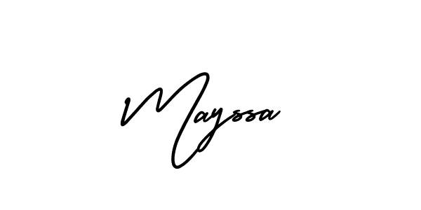 Also You can easily find your signature by using the search form. We will create Mayssa name handwritten signature images for you free of cost using AmerikaSignatureDemo-Regular sign style. Mayssa signature style 3 images and pictures png