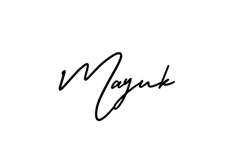 Also You can easily find your signature by using the search form. We will create Mayuk name handwritten signature images for you free of cost using AmerikaSignatureDemo-Regular sign style. Mayuk signature style 3 images and pictures png