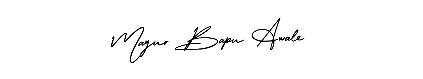 Also You can easily find your signature by using the search form. We will create Mayur Bapu Awale name handwritten signature images for you free of cost using AmerikaSignatureDemo-Regular sign style. Mayur Bapu Awale signature style 3 images and pictures png