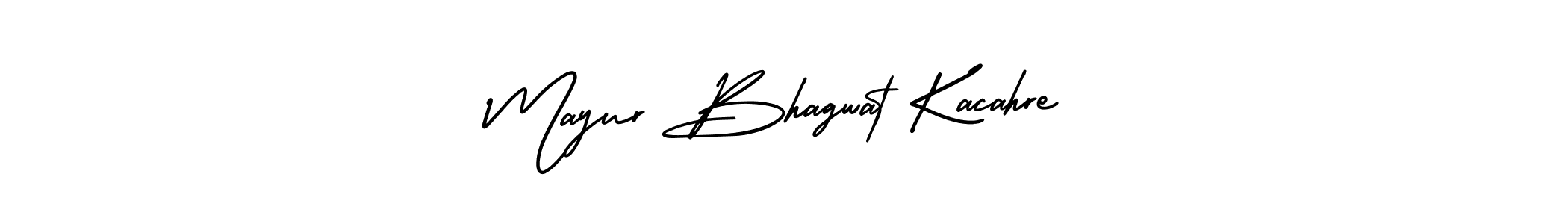 How to make Mayur Bhagwat Kacahre name signature. Use AmerikaSignatureDemo-Regular style for creating short signs online. This is the latest handwritten sign. Mayur Bhagwat Kacahre signature style 3 images and pictures png