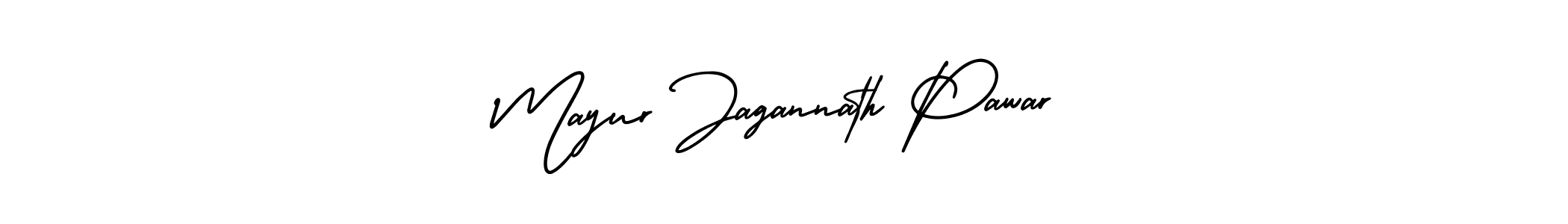 AmerikaSignatureDemo-Regular is a professional signature style that is perfect for those who want to add a touch of class to their signature. It is also a great choice for those who want to make their signature more unique. Get Mayur Jagannath Pawar name to fancy signature for free. Mayur Jagannath Pawar signature style 3 images and pictures png