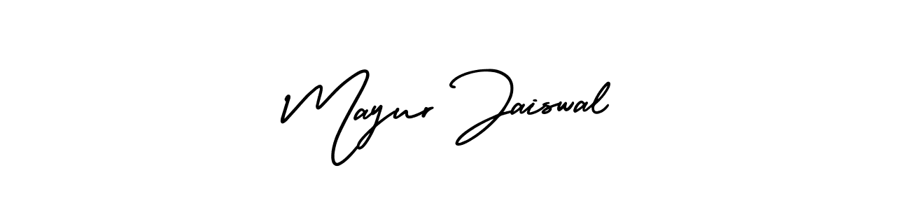 How to Draw Mayur Jaiswal signature style? AmerikaSignatureDemo-Regular is a latest design signature styles for name Mayur Jaiswal. Mayur Jaiswal signature style 3 images and pictures png