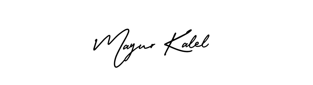 Design your own signature with our free online signature maker. With this signature software, you can create a handwritten (AmerikaSignatureDemo-Regular) signature for name Mayur Kalel. Mayur Kalel signature style 3 images and pictures png