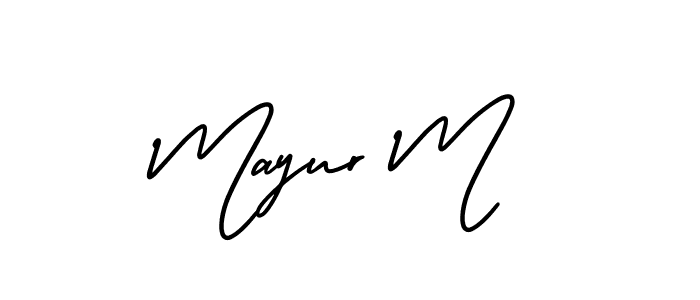 Here are the top 10 professional signature styles for the name Mayur M. These are the best autograph styles you can use for your name. Mayur M signature style 3 images and pictures png