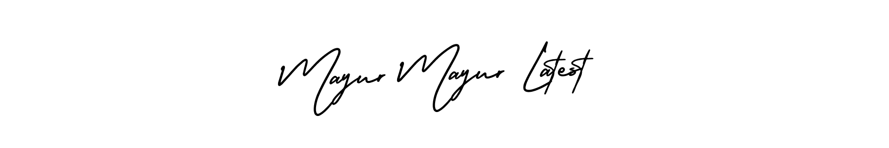 if you are searching for the best signature style for your name Mayur Mayur Latest. so please give up your signature search. here we have designed multiple signature styles  using AmerikaSignatureDemo-Regular. Mayur Mayur Latest signature style 3 images and pictures png