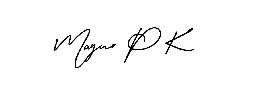 You can use this online signature creator to create a handwritten signature for the name Mayur P K. This is the best online autograph maker. Mayur P K signature style 3 images and pictures png