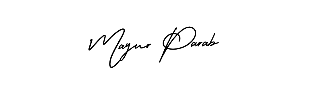 Here are the top 10 professional signature styles for the name Mayur Parab. These are the best autograph styles you can use for your name. Mayur Parab signature style 3 images and pictures png