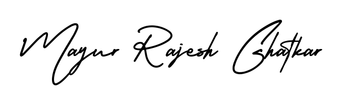 This is the best signature style for the Mayur Rajesh Ghatkar name. Also you like these signature font (AmerikaSignatureDemo-Regular). Mix name signature. Mayur Rajesh Ghatkar signature style 3 images and pictures png