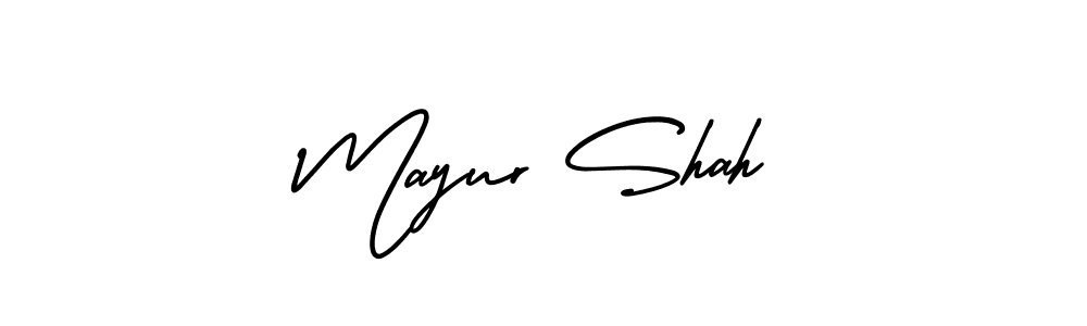 It looks lik you need a new signature style for name Mayur Shah. Design unique handwritten (AmerikaSignatureDemo-Regular) signature with our free signature maker in just a few clicks. Mayur Shah signature style 3 images and pictures png