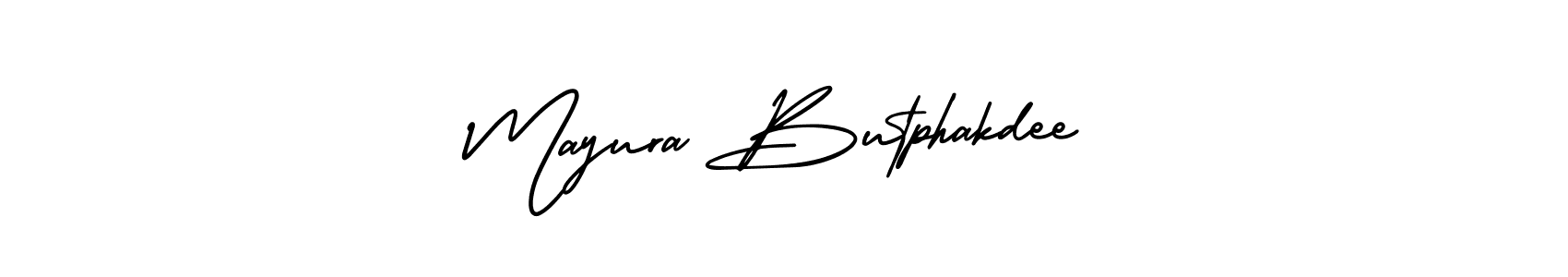 How to Draw Mayura Butphakdee signature style? AmerikaSignatureDemo-Regular is a latest design signature styles for name Mayura Butphakdee. Mayura Butphakdee signature style 3 images and pictures png