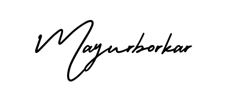 Design your own signature with our free online signature maker. With this signature software, you can create a handwritten (AmerikaSignatureDemo-Regular) signature for name Mayurborkar. Mayurborkar signature style 3 images and pictures png