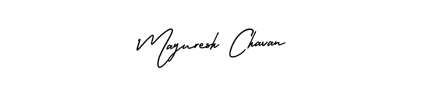 Make a beautiful signature design for name Mayuresh Chavan. With this signature (AmerikaSignatureDemo-Regular) style, you can create a handwritten signature for free. Mayuresh Chavan signature style 3 images and pictures png