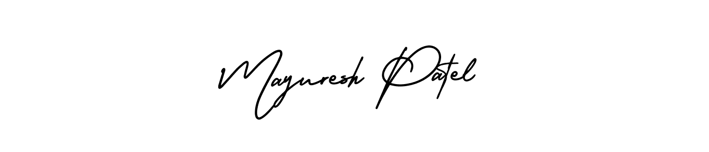 It looks lik you need a new signature style for name Mayuresh Patel. Design unique handwritten (AmerikaSignatureDemo-Regular) signature with our free signature maker in just a few clicks. Mayuresh Patel signature style 3 images and pictures png