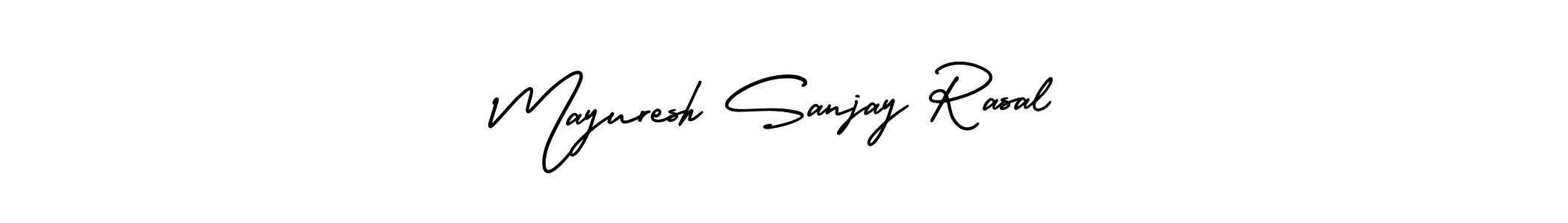 if you are searching for the best signature style for your name Mayuresh Sanjay Rasal. so please give up your signature search. here we have designed multiple signature styles  using AmerikaSignatureDemo-Regular. Mayuresh Sanjay Rasal signature style 3 images and pictures png