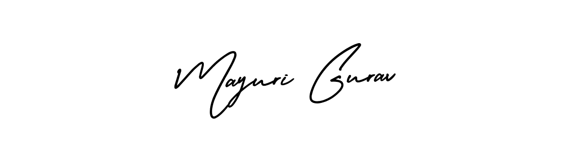 Similarly AmerikaSignatureDemo-Regular is the best handwritten signature design. Signature creator online .You can use it as an online autograph creator for name Mayuri Gurav. Mayuri Gurav signature style 3 images and pictures png