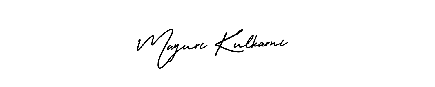 Design your own signature with our free online signature maker. With this signature software, you can create a handwritten (AmerikaSignatureDemo-Regular) signature for name Mayuri Kulkarni. Mayuri Kulkarni signature style 3 images and pictures png