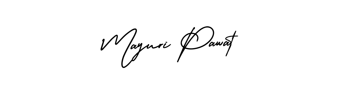 It looks lik you need a new signature style for name Mayuri Pawat. Design unique handwritten (AmerikaSignatureDemo-Regular) signature with our free signature maker in just a few clicks. Mayuri Pawat signature style 3 images and pictures png