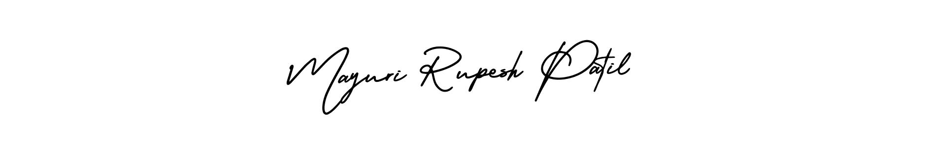 How to make Mayuri Rupesh Patil signature? AmerikaSignatureDemo-Regular is a professional autograph style. Create handwritten signature for Mayuri Rupesh Patil name. Mayuri Rupesh Patil signature style 3 images and pictures png