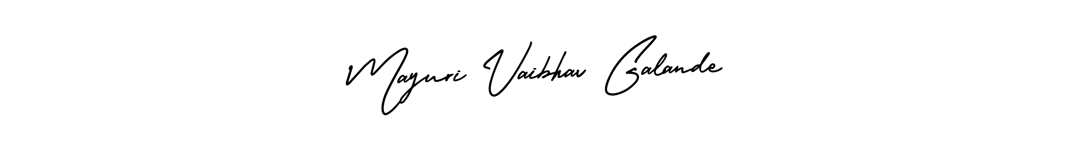 Make a beautiful signature design for name Mayuri Vaibhav Galande. Use this online signature maker to create a handwritten signature for free. Mayuri Vaibhav Galande signature style 3 images and pictures png
