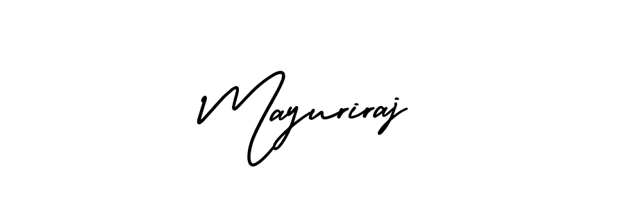 How to make Mayuriraj name signature. Use AmerikaSignatureDemo-Regular style for creating short signs online. This is the latest handwritten sign. Mayuriraj signature style 3 images and pictures png