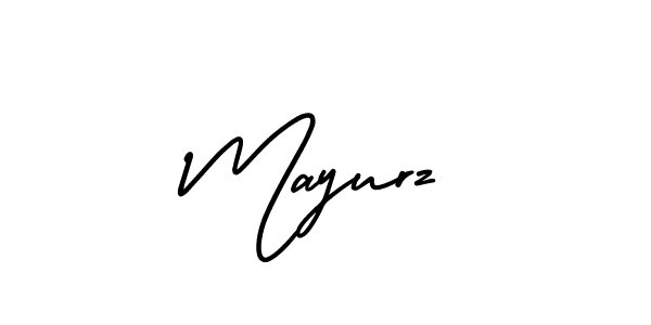 Make a beautiful signature design for name Mayurz. With this signature (AmerikaSignatureDemo-Regular) style, you can create a handwritten signature for free. Mayurz signature style 3 images and pictures png