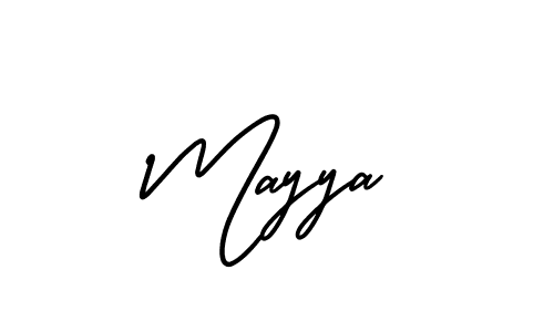 AmerikaSignatureDemo-Regular is a professional signature style that is perfect for those who want to add a touch of class to their signature. It is also a great choice for those who want to make their signature more unique. Get Mayya name to fancy signature for free. Mayya signature style 3 images and pictures png