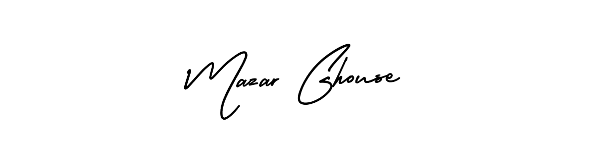 Similarly AmerikaSignatureDemo-Regular is the best handwritten signature design. Signature creator online .You can use it as an online autograph creator for name Mazar Ghouse. Mazar Ghouse signature style 3 images and pictures png