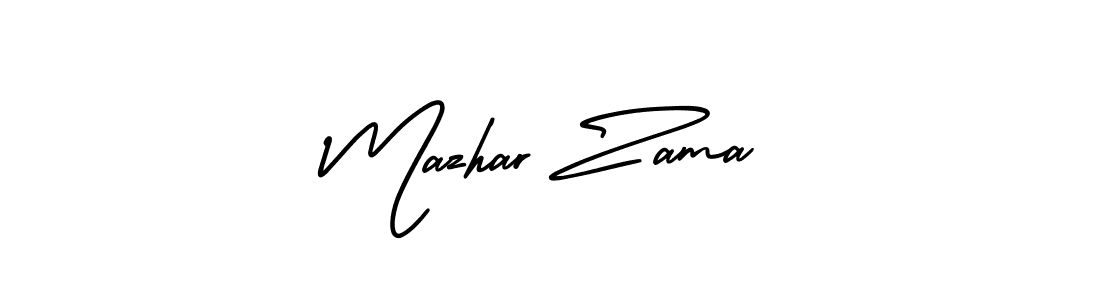 Make a beautiful signature design for name Mazhar Zama. Use this online signature maker to create a handwritten signature for free. Mazhar Zama signature style 3 images and pictures png
