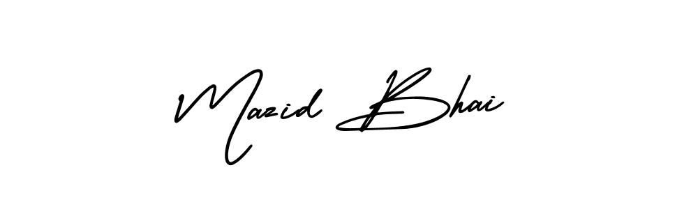 Create a beautiful signature design for name Mazid Bhai. With this signature (AmerikaSignatureDemo-Regular) fonts, you can make a handwritten signature for free. Mazid Bhai signature style 3 images and pictures png