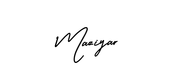 Similarly AmerikaSignatureDemo-Regular is the best handwritten signature design. Signature creator online .You can use it as an online autograph creator for name Maziyar. Maziyar signature style 3 images and pictures png