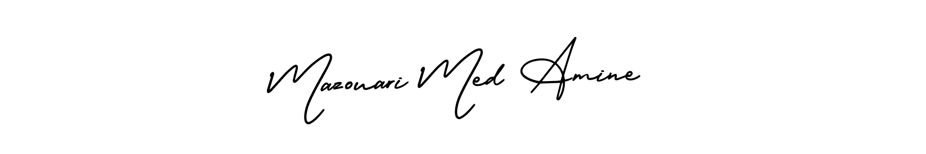 Make a beautiful signature design for name Mazouari Med Amine. Use this online signature maker to create a handwritten signature for free. Mazouari Med Amine signature style 3 images and pictures png