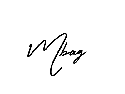 How to Draw Mbag signature style? AmerikaSignatureDemo-Regular is a latest design signature styles for name Mbag. Mbag signature style 3 images and pictures png