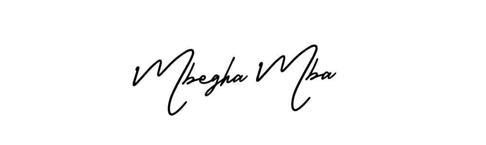 if you are searching for the best signature style for your name Mbegha Mba. so please give up your signature search. here we have designed multiple signature styles  using AmerikaSignatureDemo-Regular. Mbegha Mba signature style 3 images and pictures png