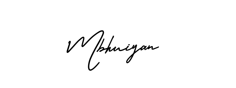 How to make Mbhuiyan signature? AmerikaSignatureDemo-Regular is a professional autograph style. Create handwritten signature for Mbhuiyan name. Mbhuiyan signature style 3 images and pictures png