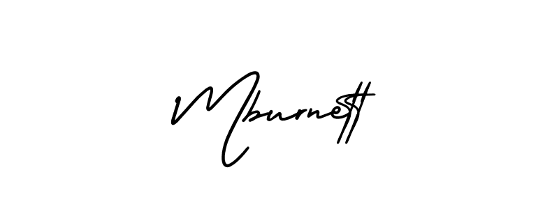 Best and Professional Signature Style for Mburnett. AmerikaSignatureDemo-Regular Best Signature Style Collection. Mburnett signature style 3 images and pictures png
