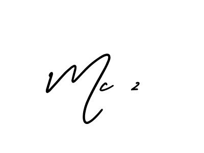 How to make Mc 2 name signature. Use AmerikaSignatureDemo-Regular style for creating short signs online. This is the latest handwritten sign. Mc 2 signature style 3 images and pictures png