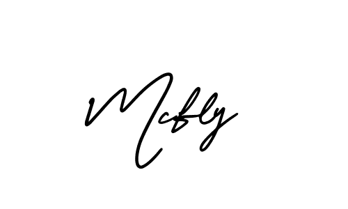 Create a beautiful signature design for name Mcfly. With this signature (AmerikaSignatureDemo-Regular) fonts, you can make a handwritten signature for free. Mcfly signature style 3 images and pictures png