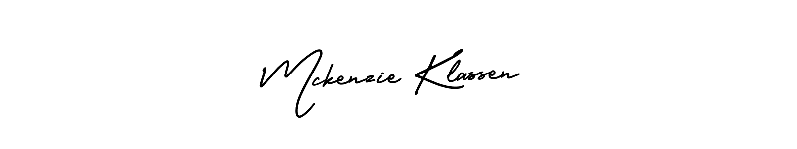 Make a short Mckenzie Klassen signature style. Manage your documents anywhere anytime using AmerikaSignatureDemo-Regular. Create and add eSignatures, submit forms, share and send files easily. Mckenzie Klassen signature style 3 images and pictures png