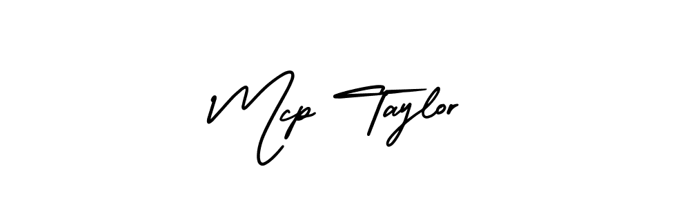 How to Draw Mcp Taylor signature style? AmerikaSignatureDemo-Regular is a latest design signature styles for name Mcp Taylor. Mcp Taylor signature style 3 images and pictures png