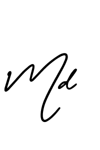 Use a signature maker to create a handwritten signature online. With this signature software, you can design (AmerikaSignatureDemo-Regular) your own signature for name Md. Md signature style 3 images and pictures png