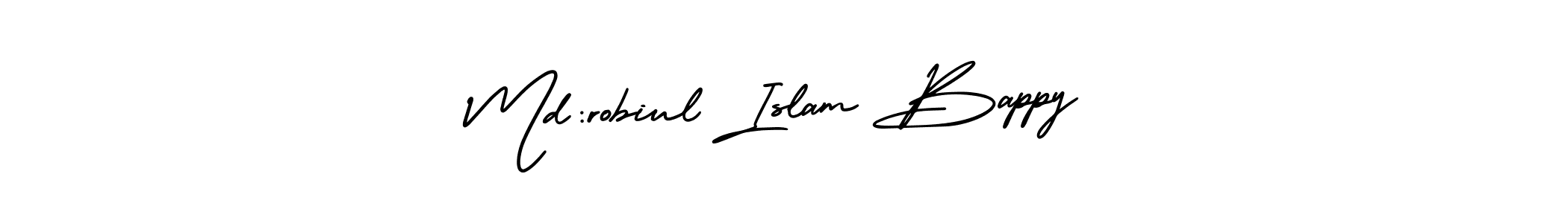 It looks lik you need a new signature style for name Md:robiul Islam Bappy. Design unique handwritten (AmerikaSignatureDemo-Regular) signature with our free signature maker in just a few clicks. Md:robiul Islam Bappy signature style 3 images and pictures png