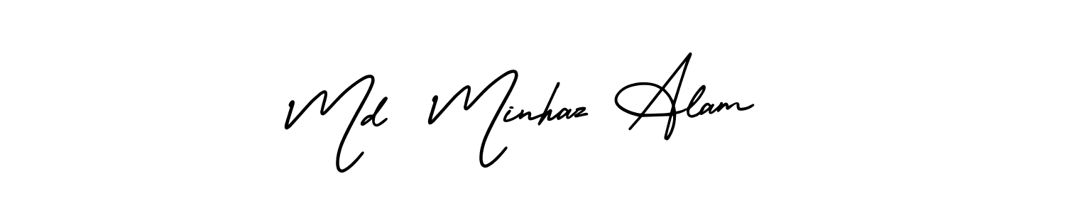 It looks lik you need a new signature style for name Md  Minhaz Alam. Design unique handwritten (AmerikaSignatureDemo-Regular) signature with our free signature maker in just a few clicks. Md  Minhaz Alam signature style 3 images and pictures png