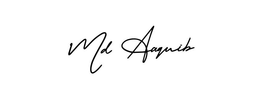 Best and Professional Signature Style for Md Aaquib. AmerikaSignatureDemo-Regular Best Signature Style Collection. Md Aaquib signature style 3 images and pictures png